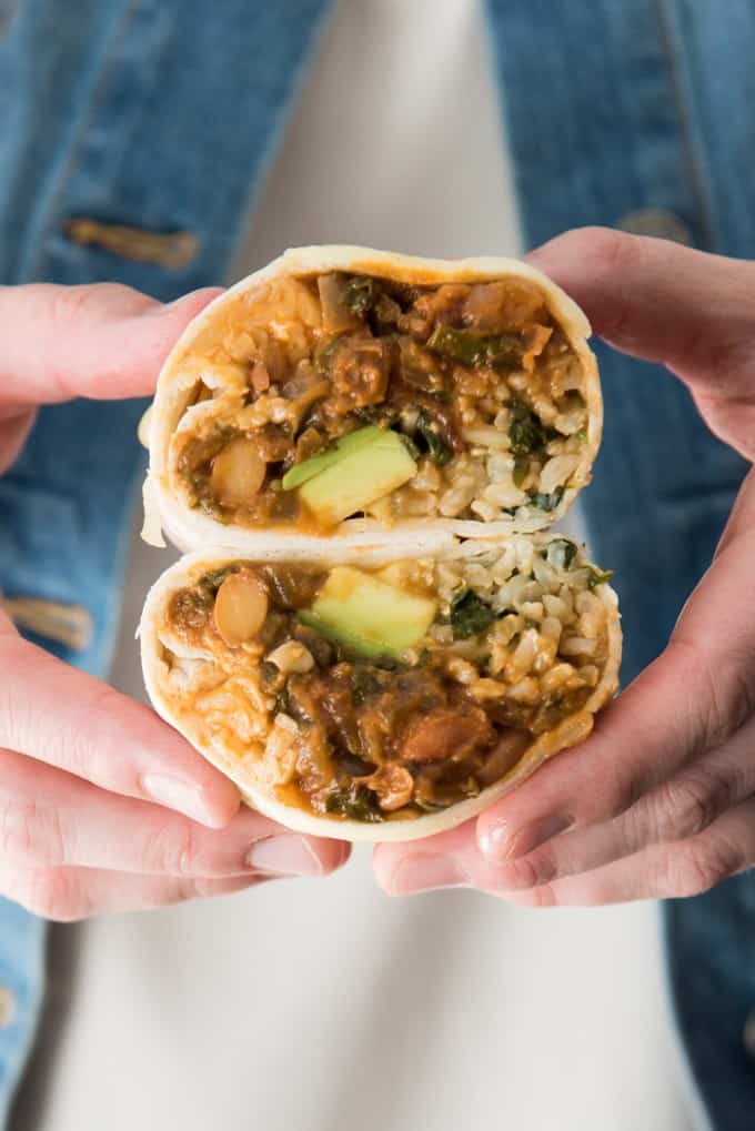 vegetarian swiss chard and pinto bean burritos - Article 1